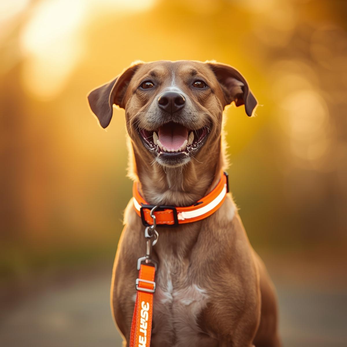 Safety in Darker Hours: Reflective Collar & Leash