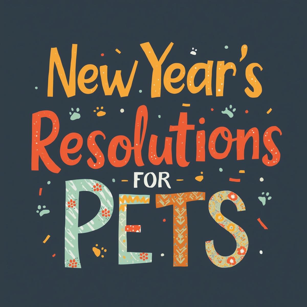 New Year’s Resolutions for Pets